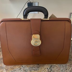 Burberry Mens Briefcase never used with Tags.